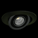  SPOT DISCO NOIR 7W CTC 2700K-4 