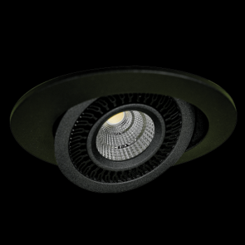  SPOT DISCO NOIR 7W CTC 2700K-4 