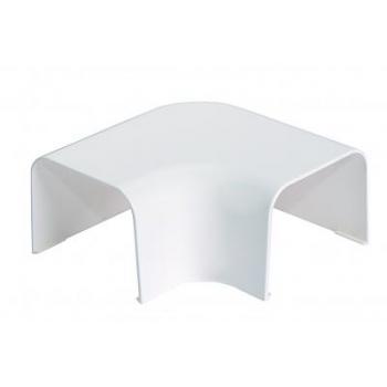  Coude Plat 80x60mm RAL9010 