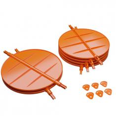  LOT DE 4 VOLETS DE REGLAGE DE 