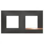  Plaque Altge Mezzo 2 postes N 