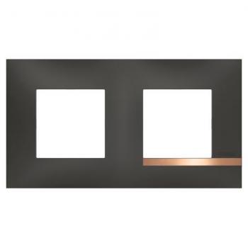  Plaque Altge Mezzo 2 postes N 