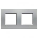  Plaque Livinglight Neutre 2+2 