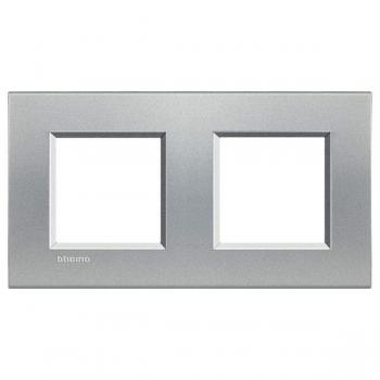  Plaque Livinglight Neutre 2+2 