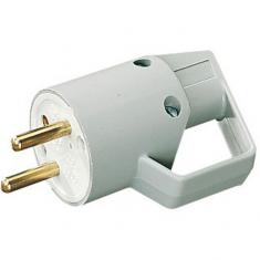  Fiche mle 16A 2P+T anneau gri 