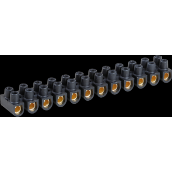  Barrette laiton noire10 mm 