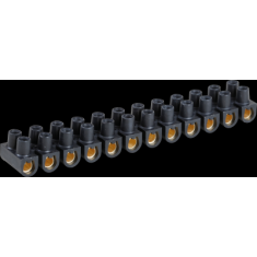  Barrette laiton noire 16 mm 