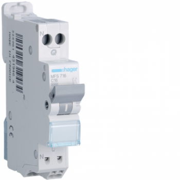  Disjoncteur Phase+ Neutre 16A 