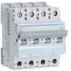  Disjoncteur 40A 4P 6-10kA Cour 