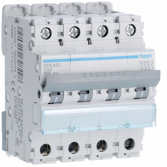  Disjoncteur 50A 4P 6-10kA Cour 
