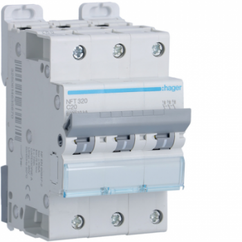  Disjoncteur 20A 3P 6-10kA Cour 