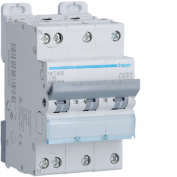  Disjoncteur 32A 3P+N 6-10kA Co 