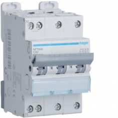  Disjoncteur 40A 3P+N 6-10kA Co 