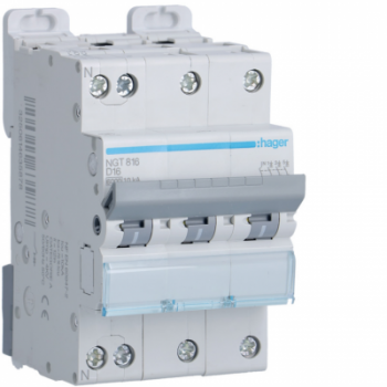  Disjoncteur 16A 3P+N 6-10kA Co 