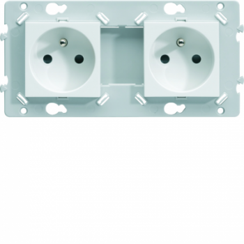  Prise double Essensya 2P+T Pr 