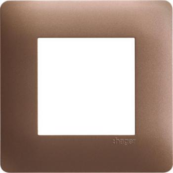 essensya Plaque 1 poste Bronze 