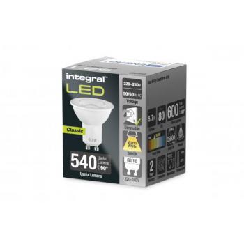  CLASSIC GU10 600LM 5.7W 3000K 