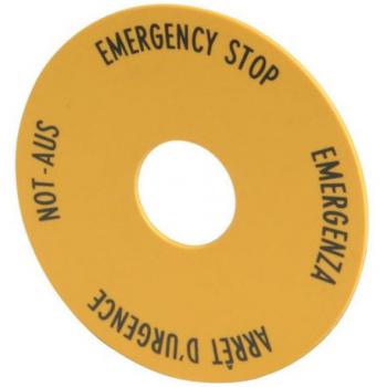  Etiquette, arr�t d'urgence, ja 