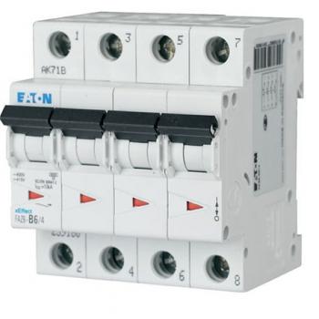  Disjoncteur FAZ6, 40A, 4P, 6kA 