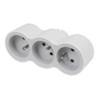  Fiche 3x2P+T frontales 16A 230 
