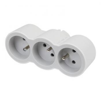  Fiche 3x2P+T frontales 16A 230 