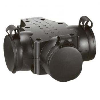  Prolongateur caoutchouc 3x2P+T 