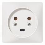  Socle 2P+T  vis avec clips d 