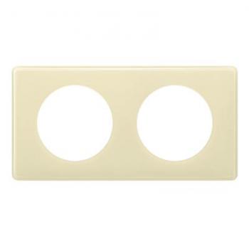  Plaque Cliane Laqu 2 postes 