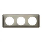  Plaque Cliane Mtal 3 postes 