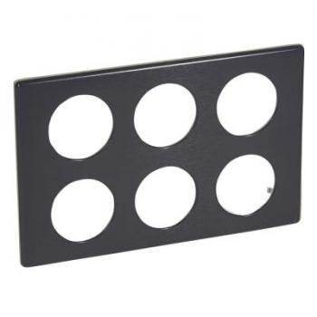  Plaque Cliane Mtal 2x3 poste 