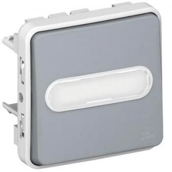  Poussoir NO lumineux tanche a 
