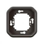  Support plaque encastr 1 post 