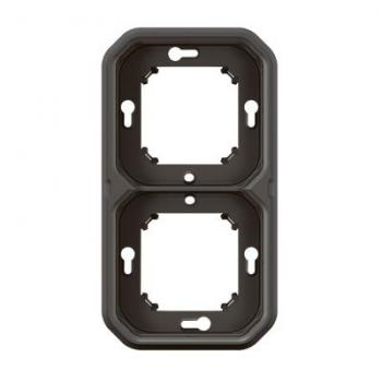  Support plaque encastr 2 post 