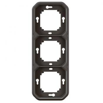  Support plaque encastr 3 post 