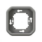  Support plaque encastr 1 post 
