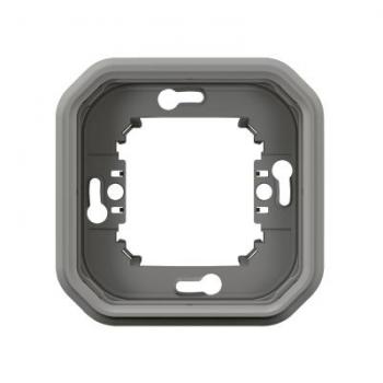  Support plaque encastr 1 post 
