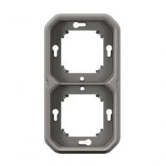  Support plaque encastr 2 post 