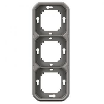  Support plaque encastr 3 post 