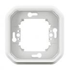  Support plaque encastr 1 post 
