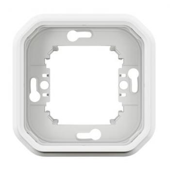  Support plaque encastr 1 post 