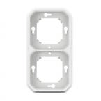  Support plaque encastr 2 post 