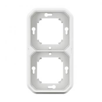  Support plaque encastr 2 post 