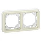  Support plaque tanche 2 poste 