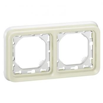  Support plaque tanche 2 poste 