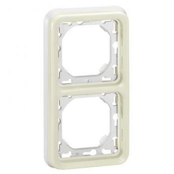  Support plaque tanche 2 poste 