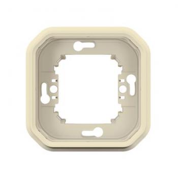  Support plaque encastr 1 post 