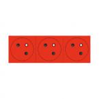  Prise 3x2P+T Surface Mosaic Li 