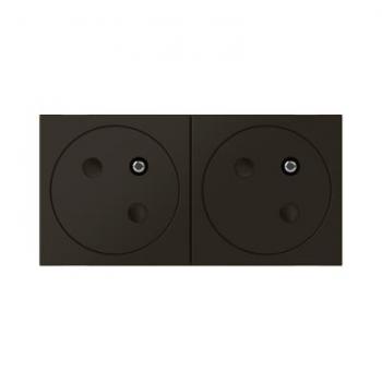  Double prise 2P+T Surface Mosa 