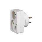  Adaptateur pour 1 fiche 2P+T 1 