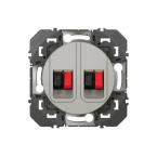  Prise haut-parleur double doox 